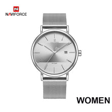Load image into Gallery viewer, NAVIFORCE Quarts Watch Women Luxury Brand Stainless Steel Mesh Strap Wristwatch Female Fashion Reloj Mujer 2019 Bracelet Gifts
