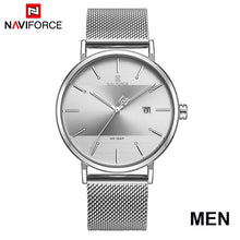 Load image into Gallery viewer, NAVIFORCE Quarts Watch Women Luxury Brand Stainless Steel Mesh Strap Wristwatch Female Fashion Reloj Mujer 2019 Bracelet Gifts