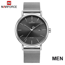Load image into Gallery viewer, NAVIFORCE Quarts Watch Women Luxury Brand Stainless Steel Mesh Strap Wristwatch Female Fashion Reloj Mujer 2019 Bracelet Gifts