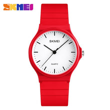 Load image into Gallery viewer, SKMEI Men Women Watches Simple Design Personality Teens 3bar Waterproof Quartz Wristatches Ladies Mes Relogio Feminino 1419