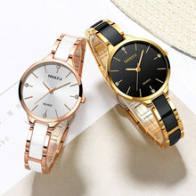 Load image into Gallery viewer, NIBOSI Ceramic Relogio Feminino Brand Luxury Women Waterproof Quartz Watch Ladies Clock Female Dress Creative Women Wrist Watch