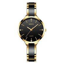 Load image into Gallery viewer, NIBOSI Ceramic Relogio Feminino Brand Luxury Women Waterproof Quartz Watch Ladies Clock Female Dress Creative Women Wrist Watch